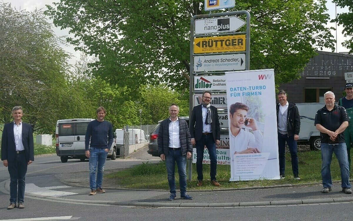 Baubeginn fürs Glasfasernetz in Gerbrunn Baubeginn fürs Glasfasernetz in Gerbrunn
